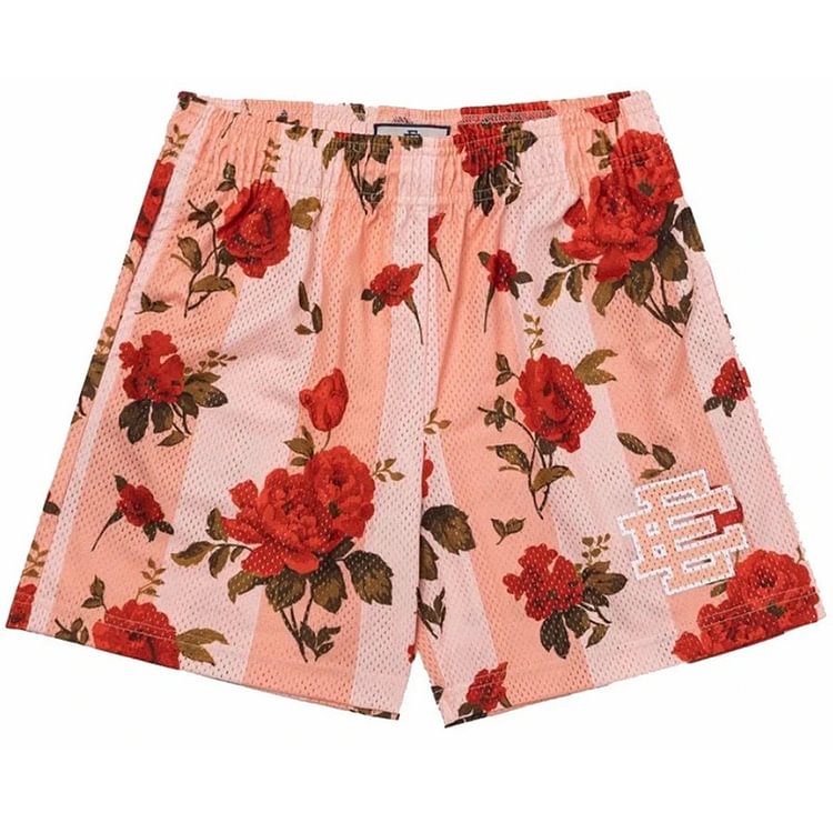 Short en maille EE Rouge Rose-Rose