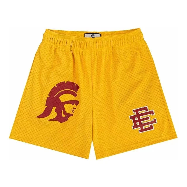 Short de sport EE jaune TROJAN 