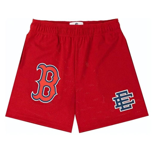 EE Sports Short Red  BOSTON