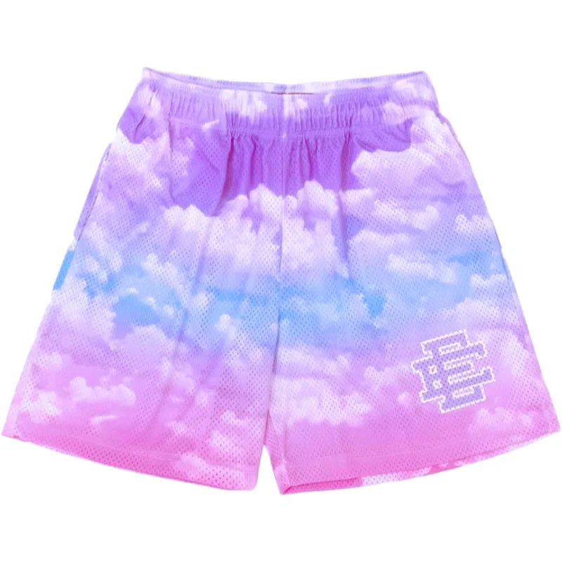 EE Short Rose-Bleu Ciel 