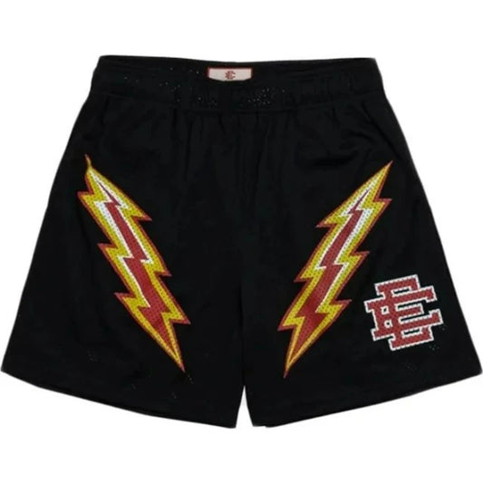 EE Short Black Red Lightning