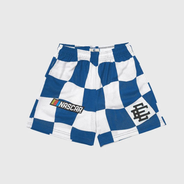 Short EE Nascar bleu 